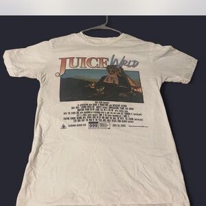 Juice WRLD “Legends Never Die” White Graphic T-Shirt | 999 Club | Rap Tee